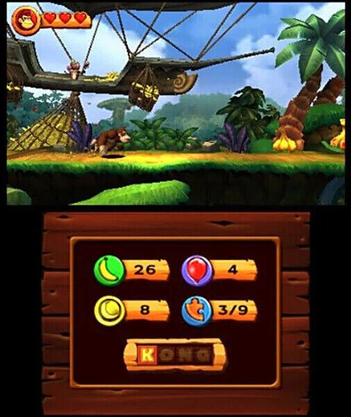 Donkey Kong Country Returns 3D – Nintendo 3DS – Brand New Factory Sealed!