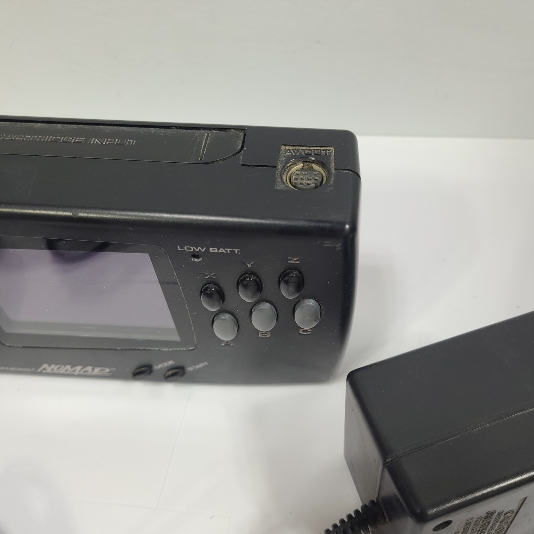 Sega Genesis Nomad MK-6100 Console- Tested/Working Plus Ac Adapter