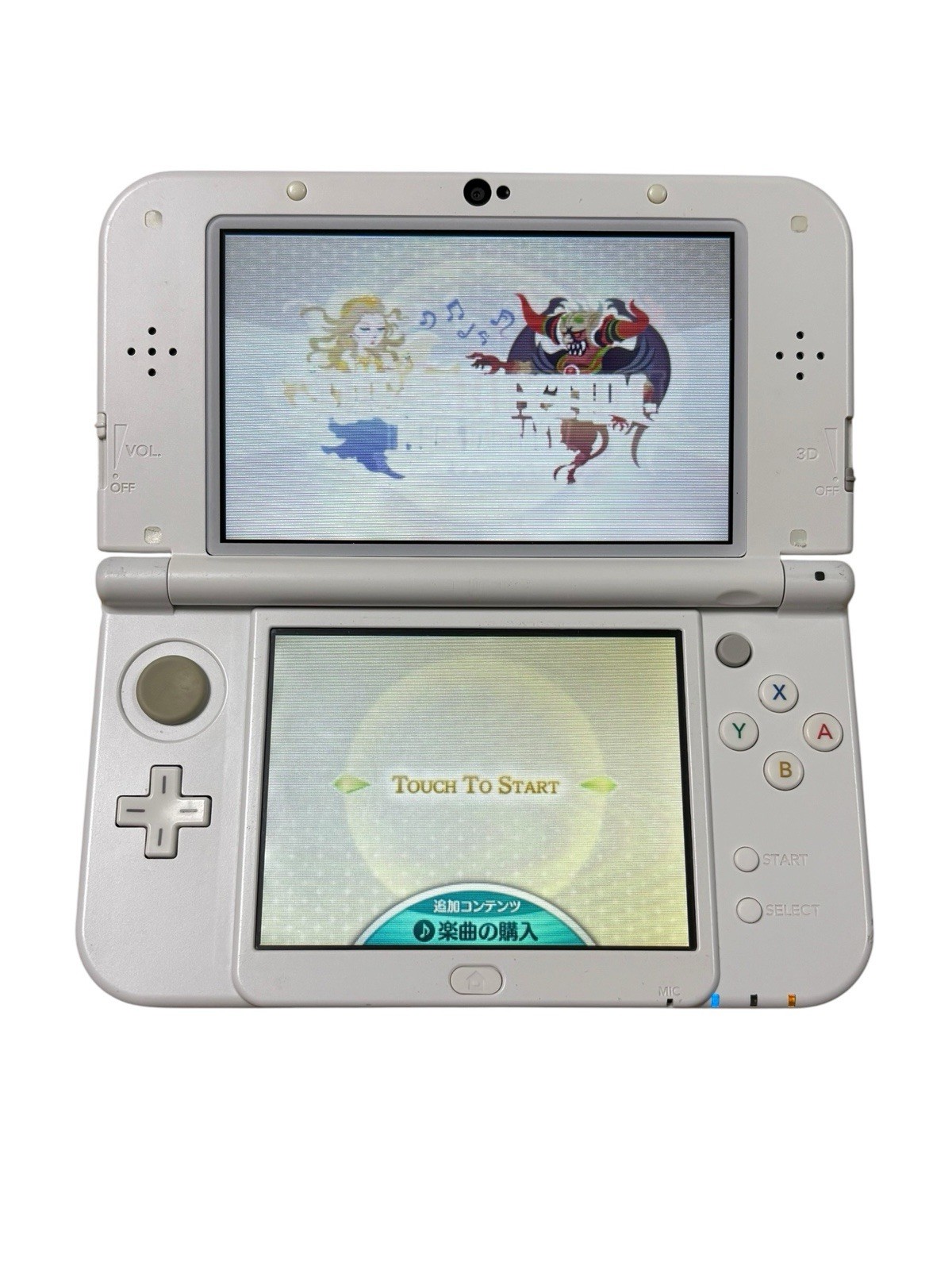 Nintendo New 3DS LL XL Pearl White Console Tested Working Japanese Import