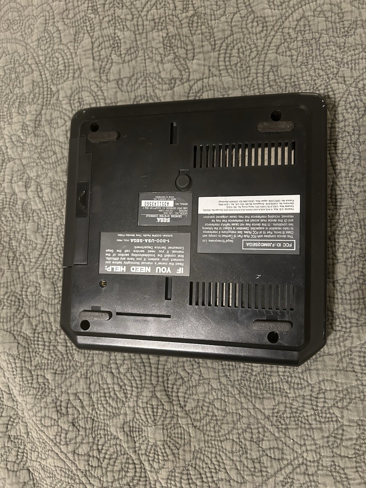 Sega MK-1631 Genesis Ver 2 Console Only (No Power Or Tv Connection Wires)