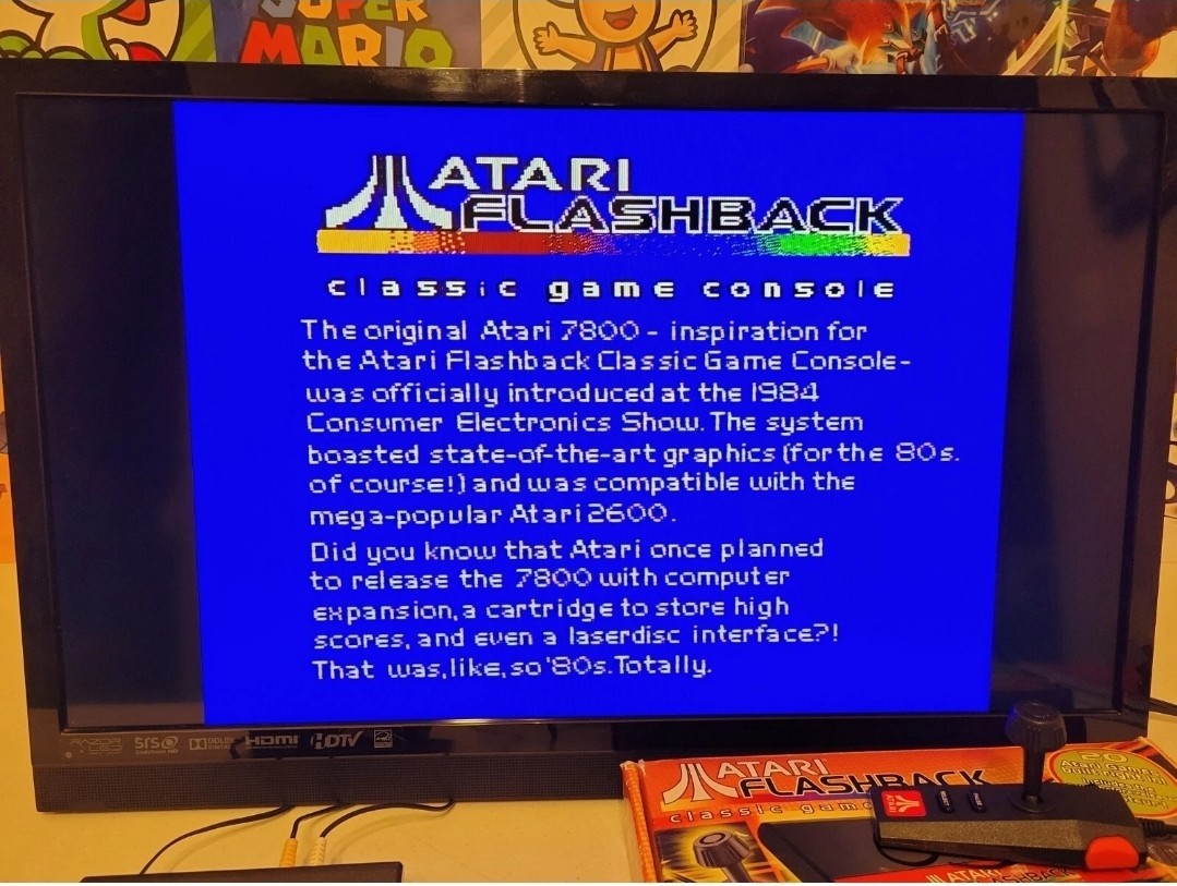 Atari Flashback 1st Edition Classic Game Console 20 Built In Games 7800 Style…