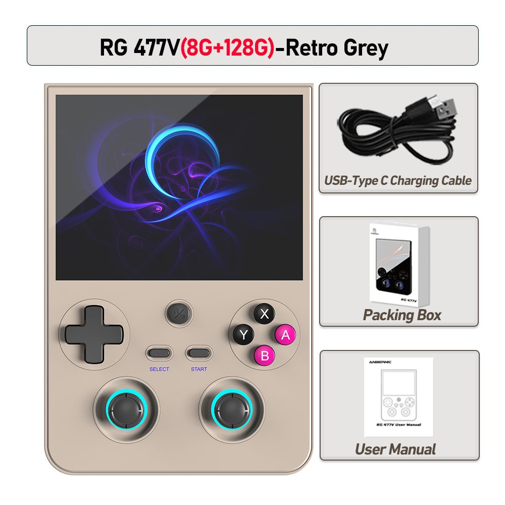 RG477V Handheld Game Console 4.7-inch D8300 RG 477V Android14 5500mAh