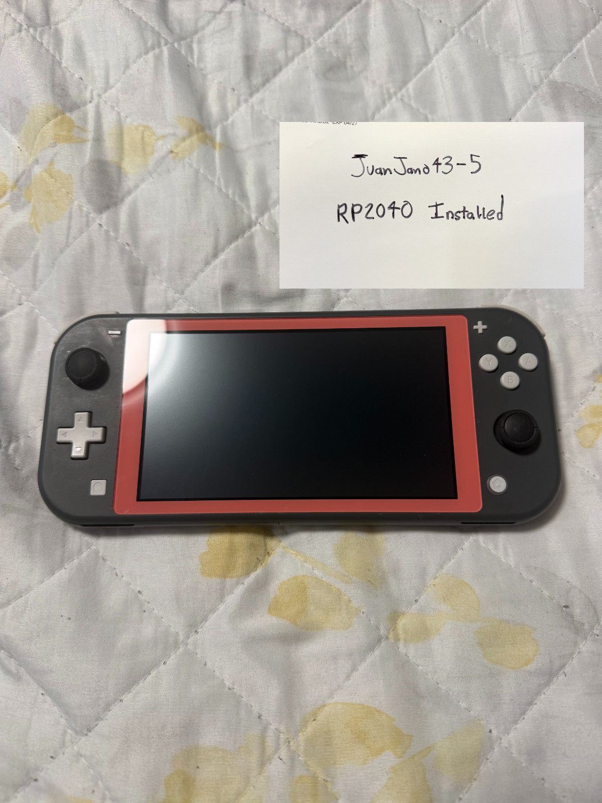 Nintendo Switch Lite Grey Console Custom