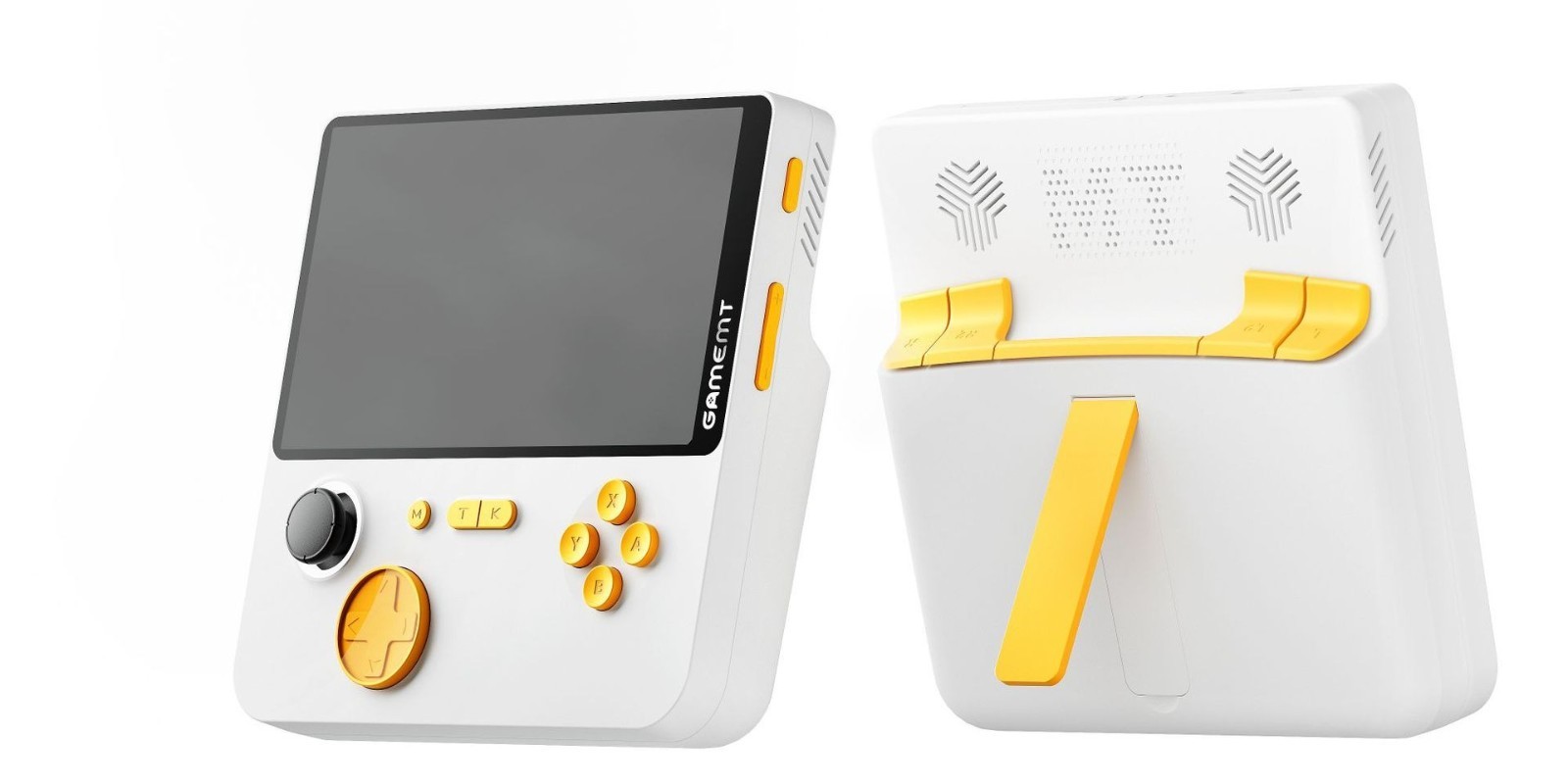 E5 Retro Handheld Game Console,6.6″IPS Screen Video Games-Beige