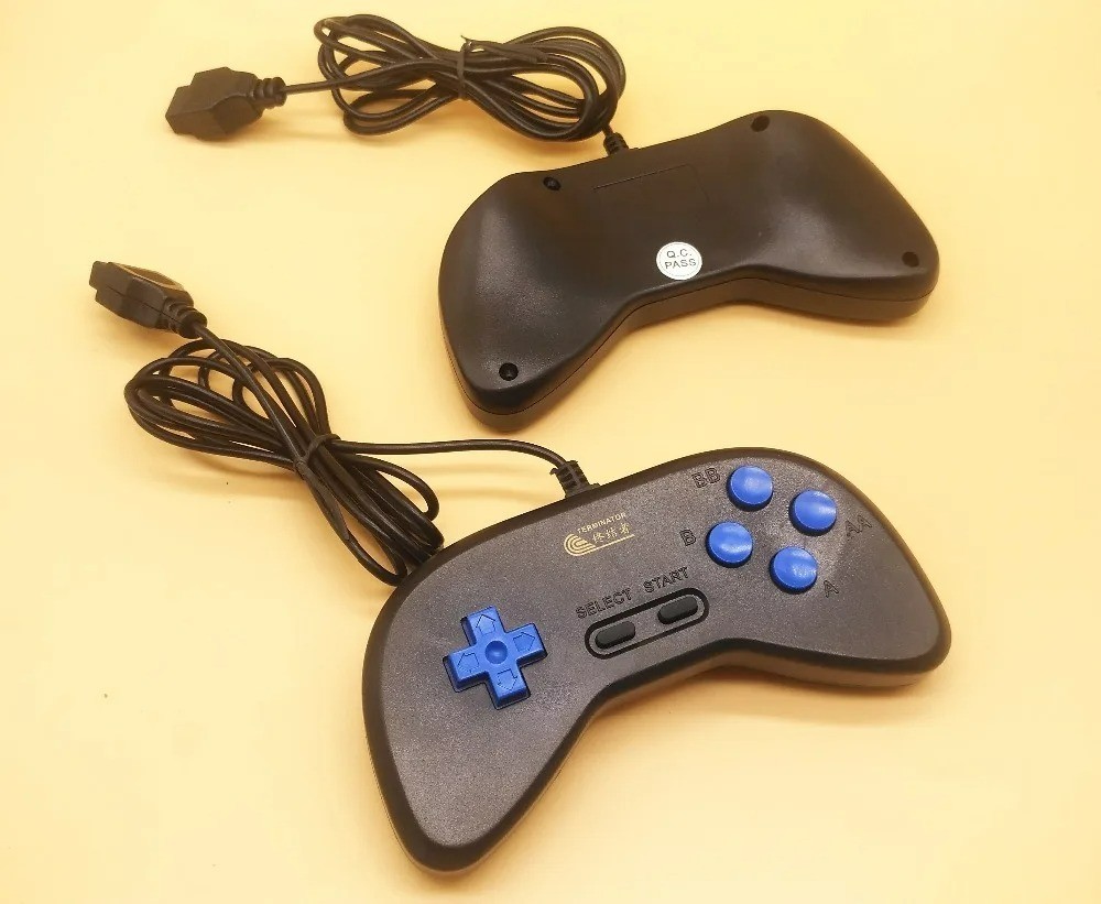 8Bit FH-008 Retro AV Game Console FC 88 Games w 2 Controllers Yellow Cartridge