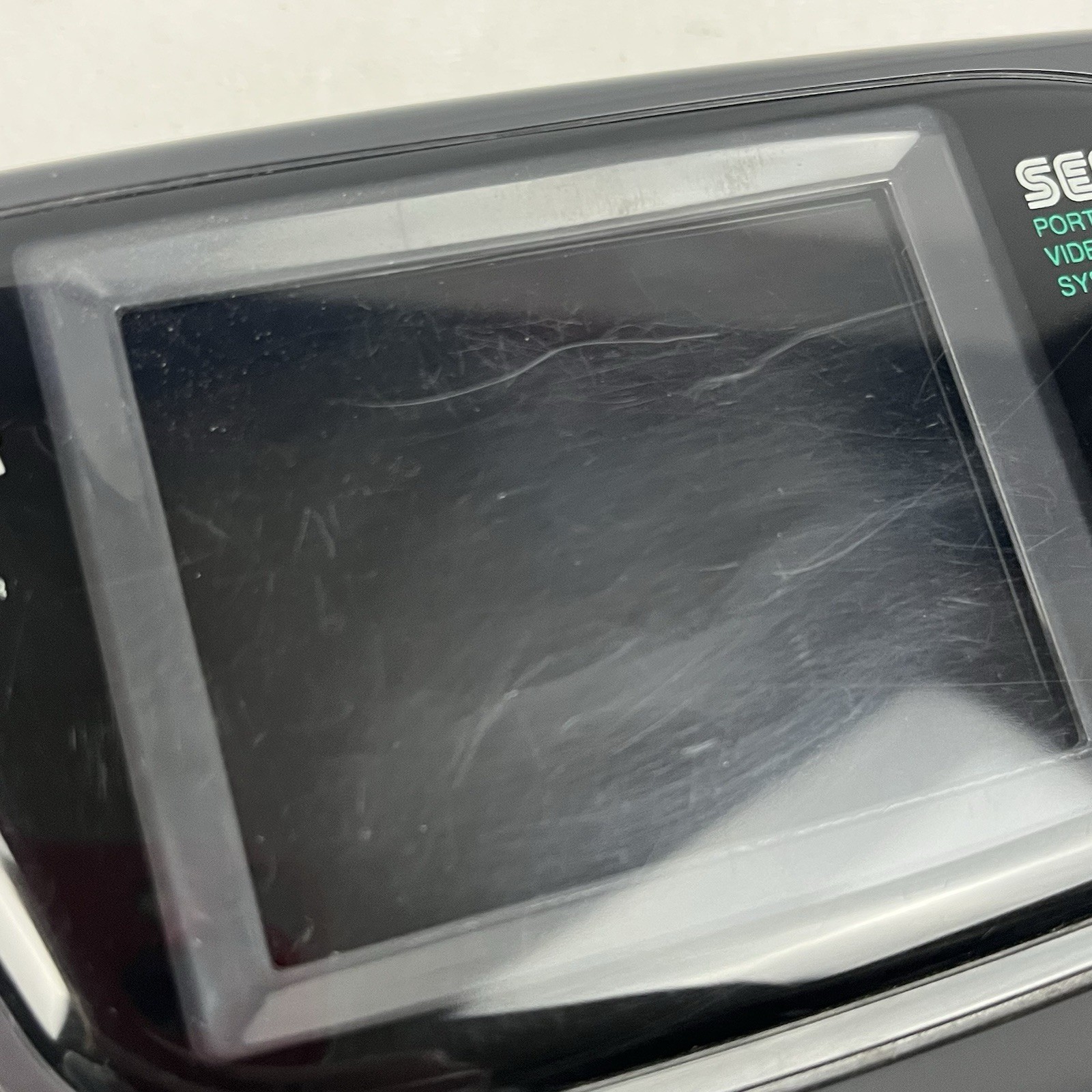 SEGA Game Gear Handheld System & Sonic the Hedgehog 2 Game Cartridge PARTS ONLY