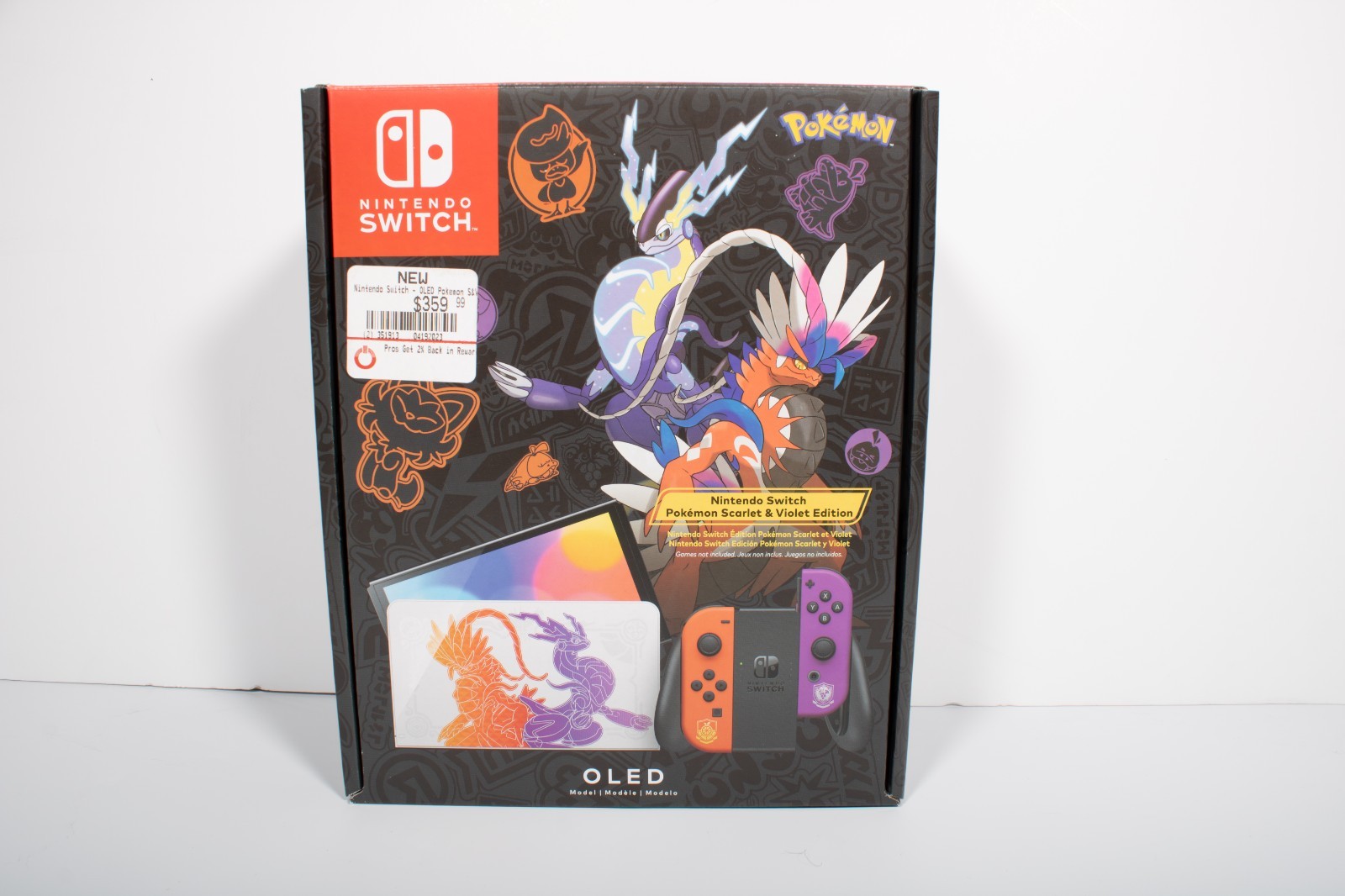 Nintendo Switch OLED Pokémon Scarlet and Violet Edition