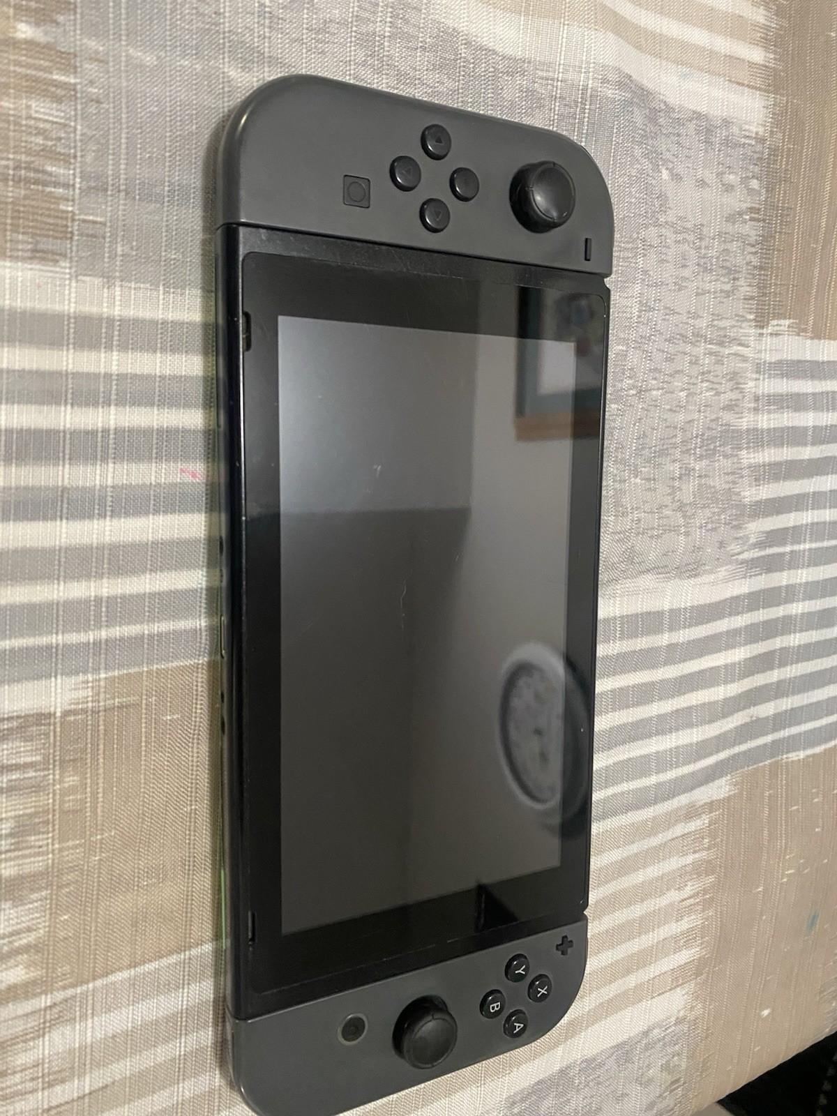 Nintendo Switch Console Tablet Black/Green w/ Green Back Plate, Wi-Fi HDMI