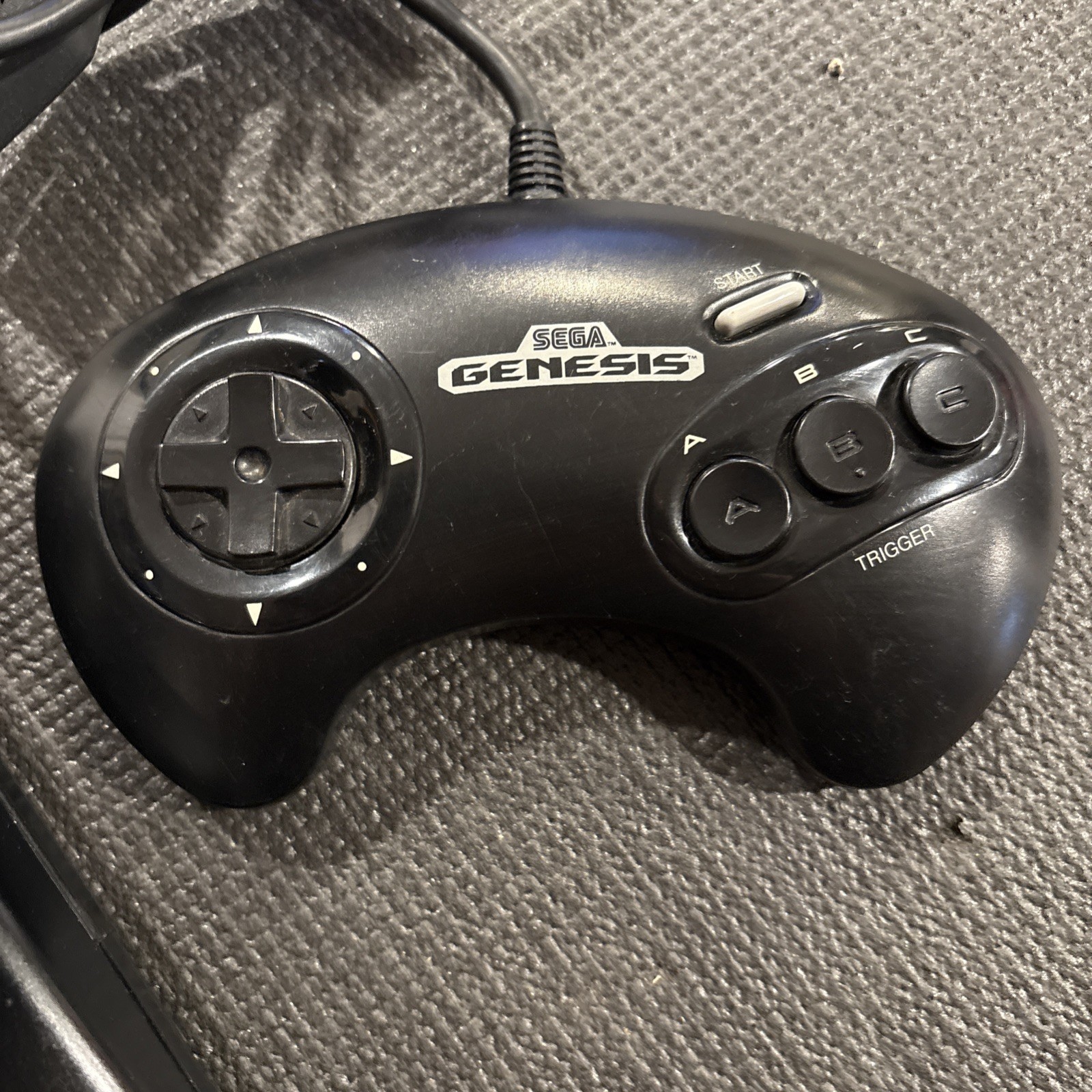 Sega Genesis Model 2 MK-1631 Console 2 Controllers Sonic & NHL Works Great!