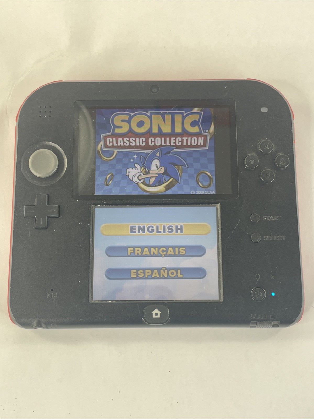 Nintendo 2DS Launch Edition Crimson Red W 3D Printed Stand TESTED
