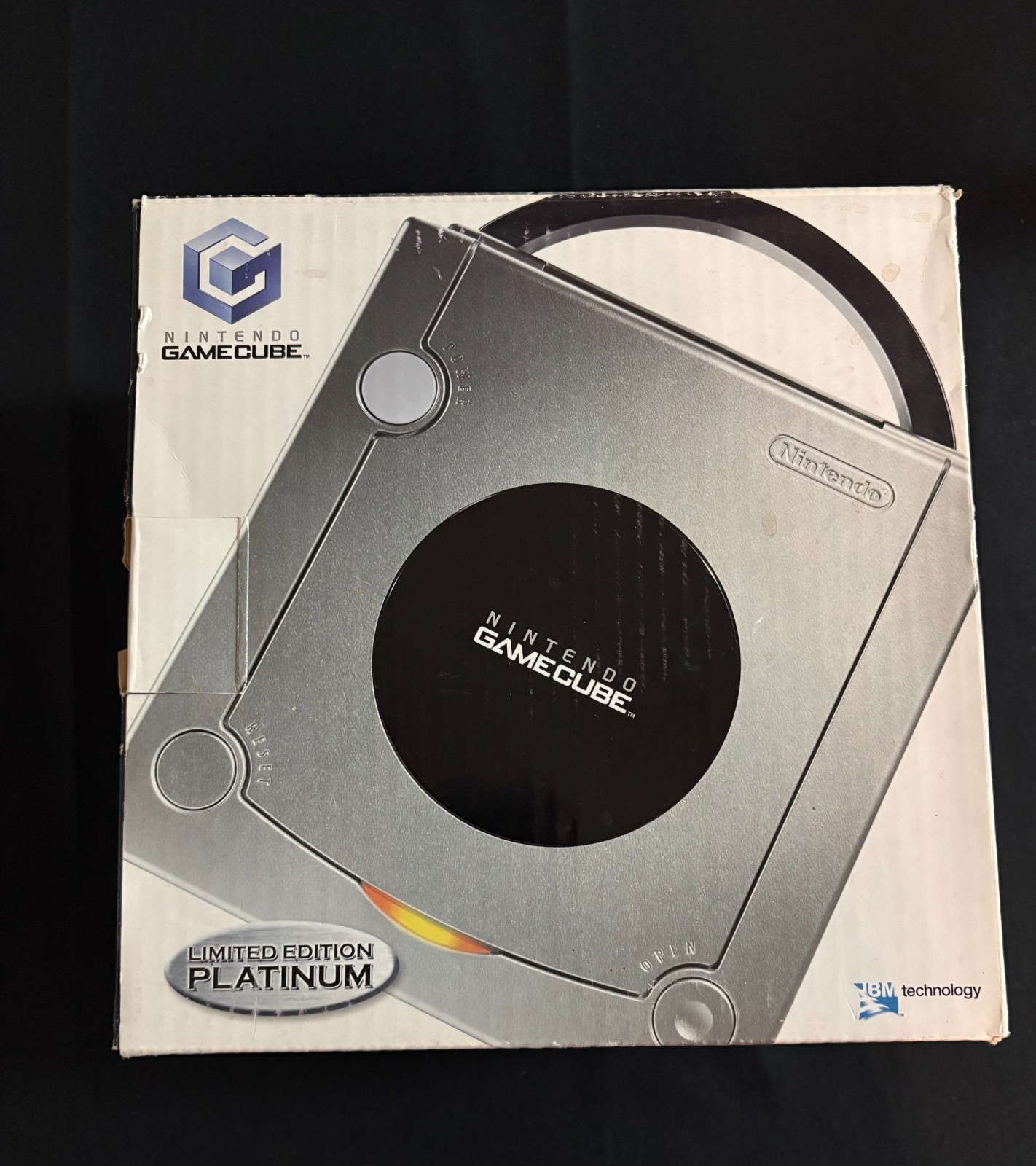 Nintendo GameCube Platinum Silver Console DOL-001 – W/Box and Accessories
