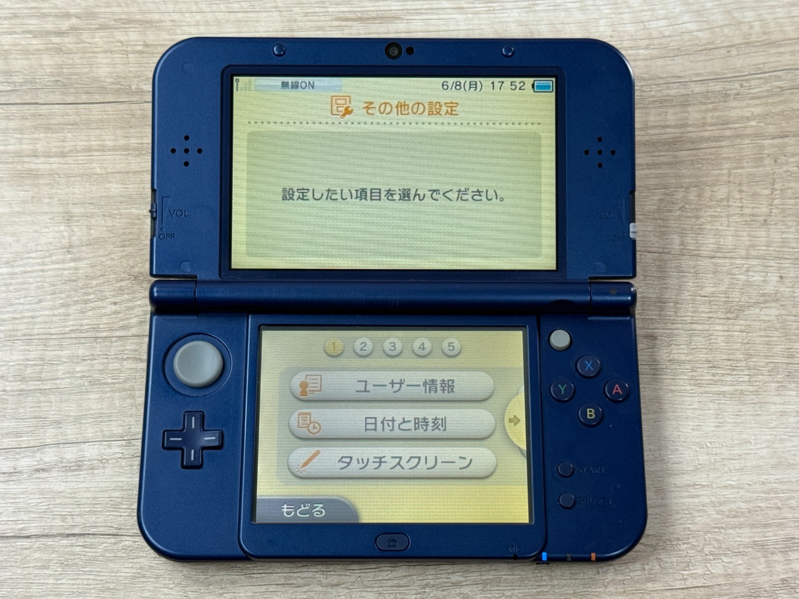 IPS Nintendo New 3DS XL Metallic Blue Console IPS Top Tested D6125