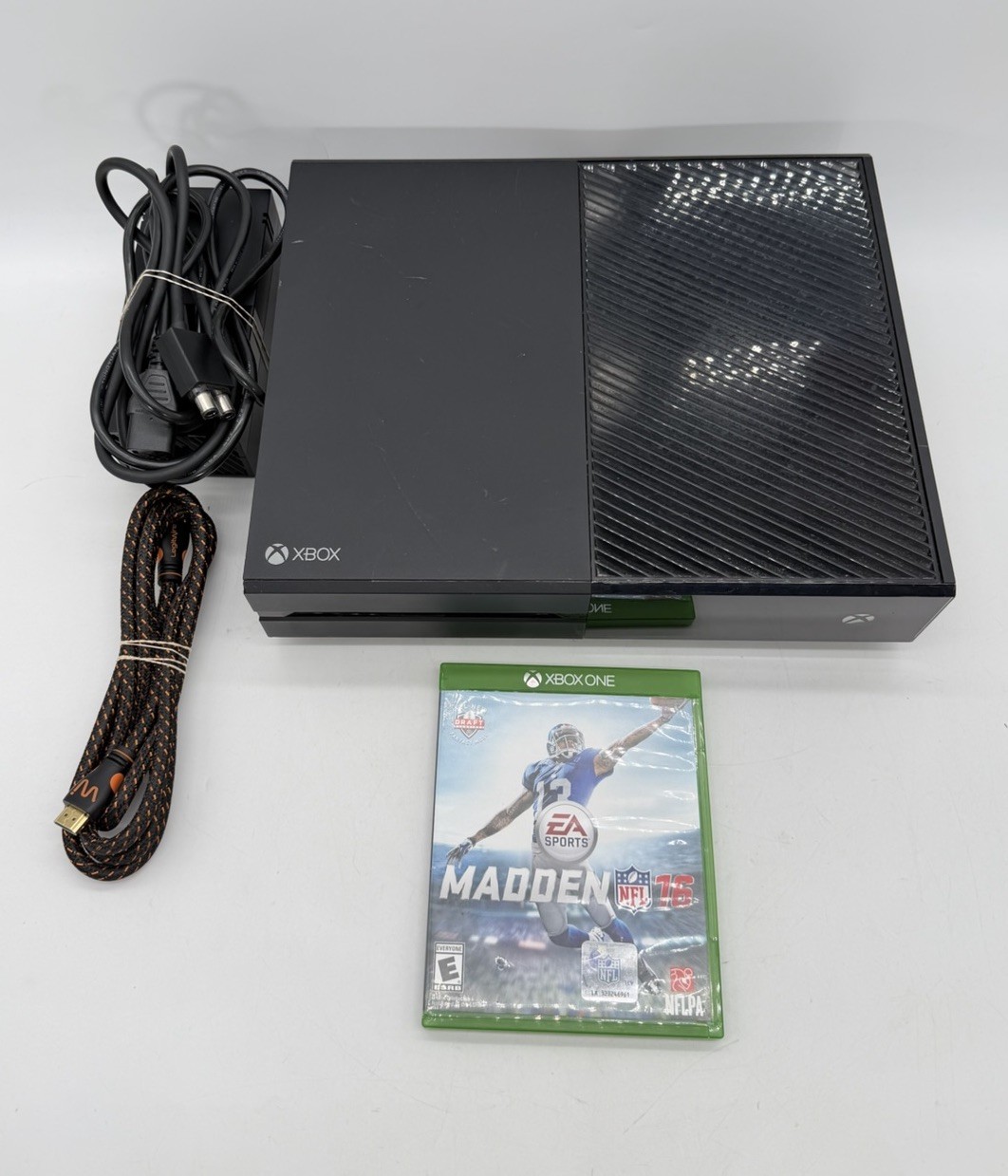 Microsoft Xbox One 1540 Console Black W/ Cords & Game – Tested & Working