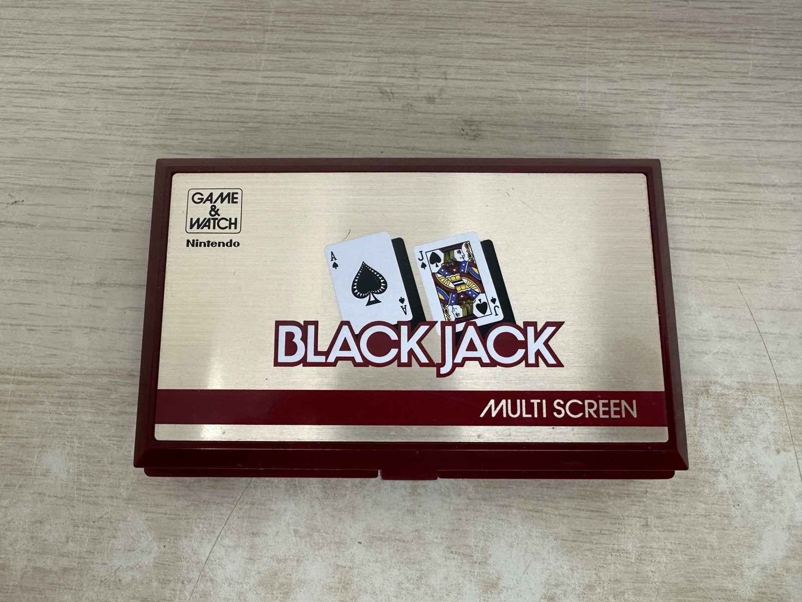 1985 NINTENDO GAME & WATCH BlackJack Multi Screen Handheld BJ-60 – WORKS! READ!