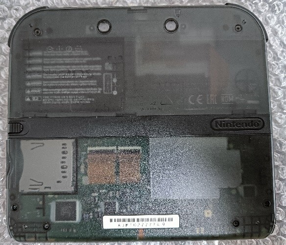 Nintendo 2DS Clear Black Console only testef Japanese ver from Japan