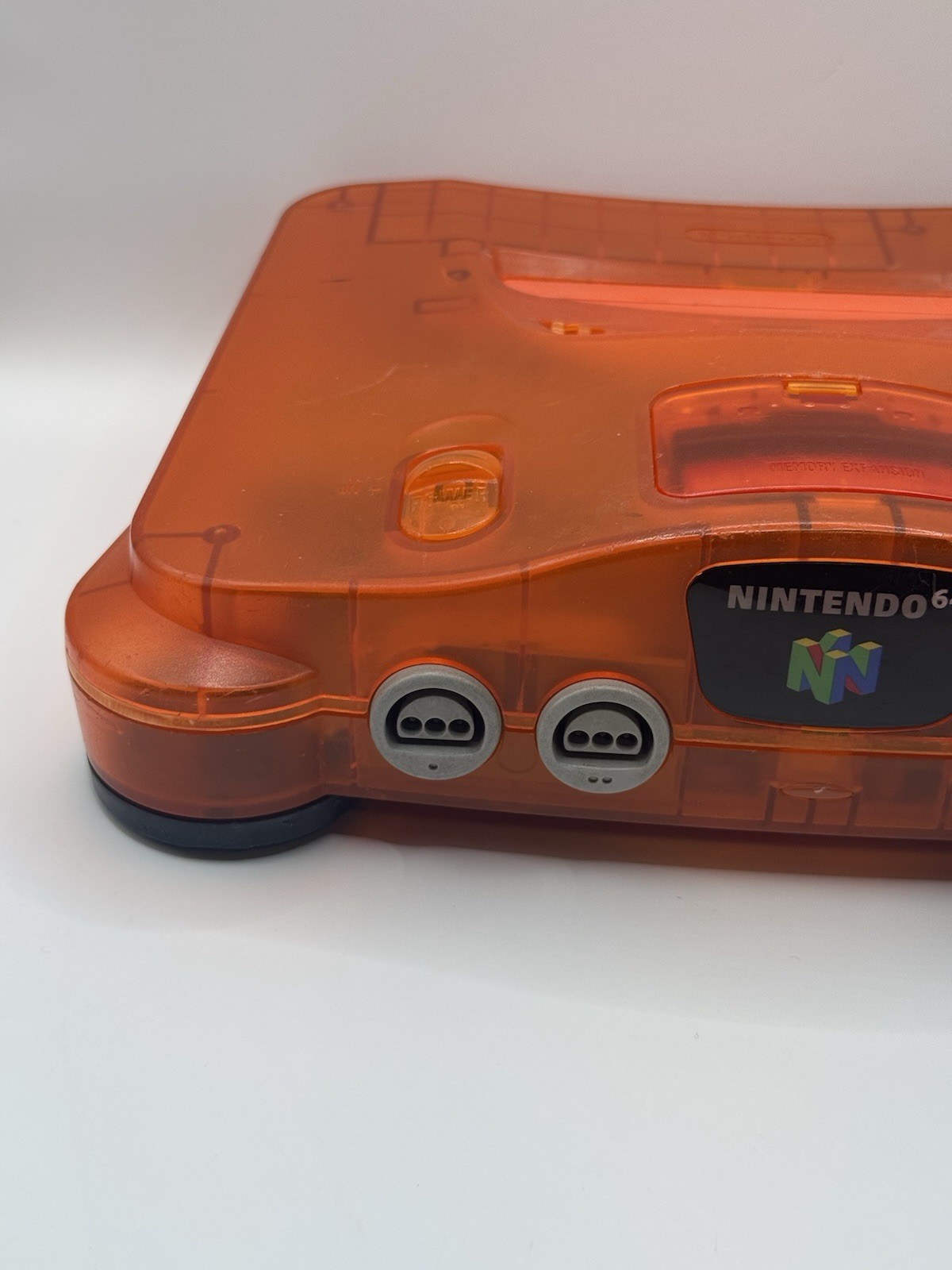 Nintendo 64 N64 Fire Orange Funtastic Console Only Tested Working