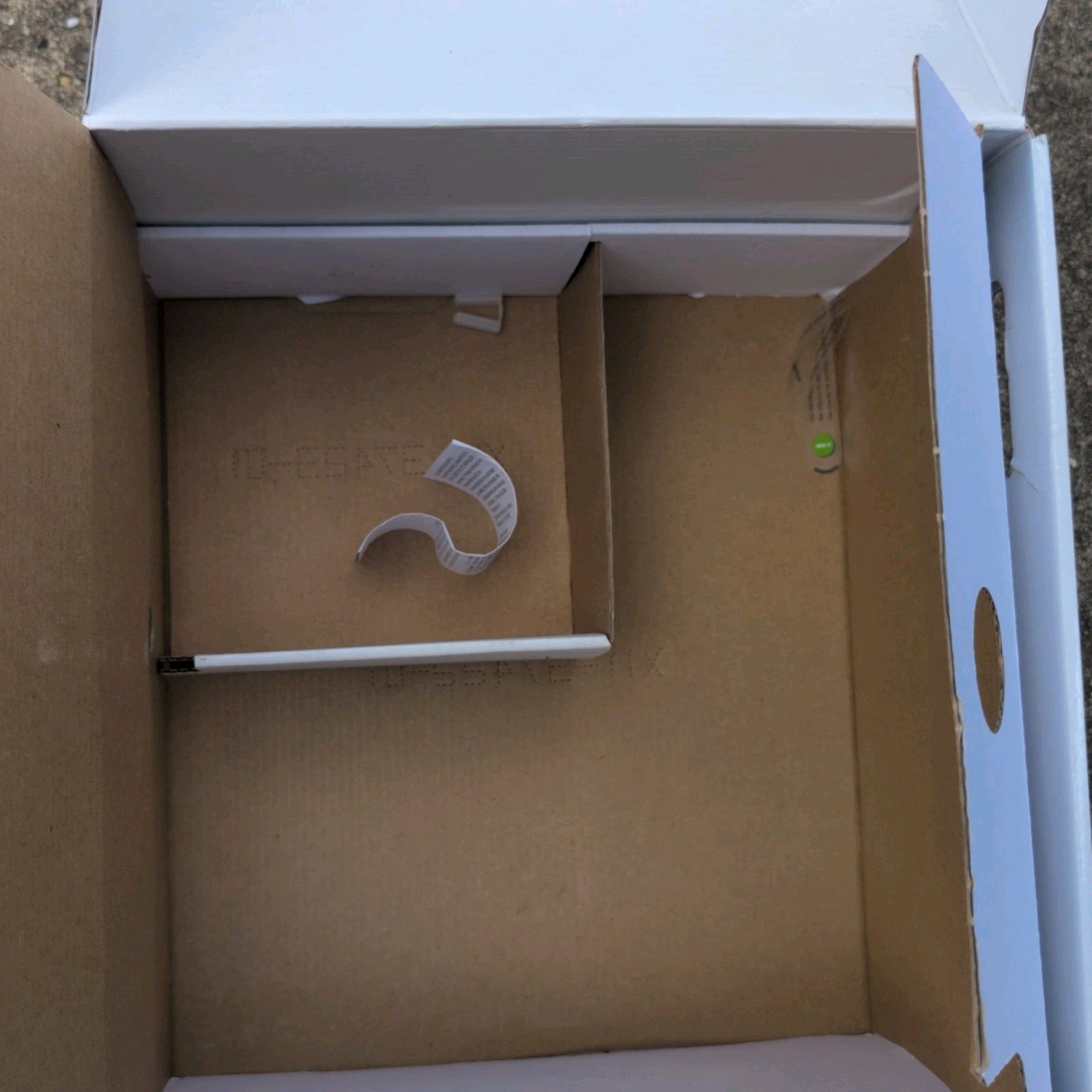 BOX ONLY Microsoft Xbox 360 Pro Console White + Paperwork / Manuals