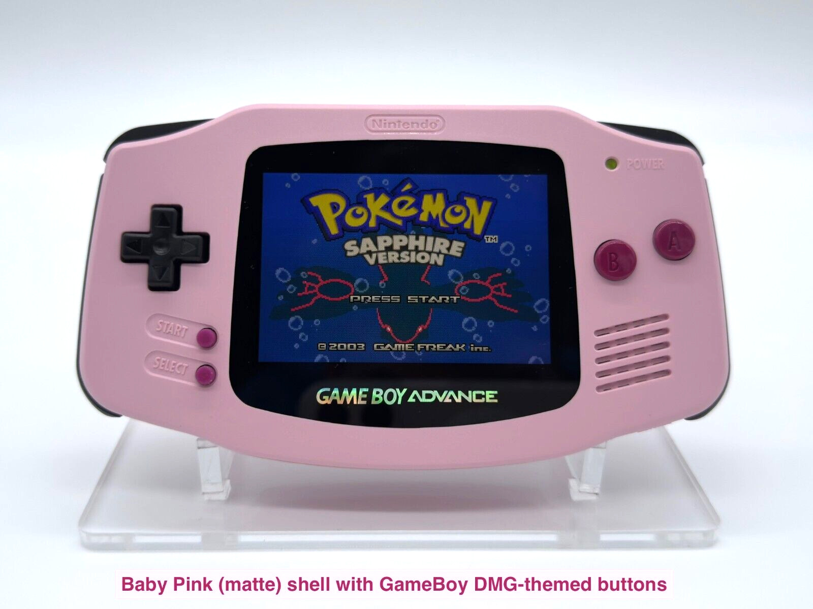 *NEW* FunnyPlaying GameBoy Advance «M2» 3.0 IPS, USB-C battery, Recap, holograph