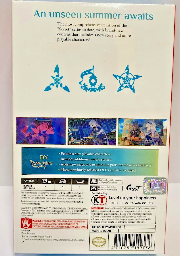 Atelier Ryza Secret Trilogy DX (Multi-Language) Switch New Special (2025 RPG)