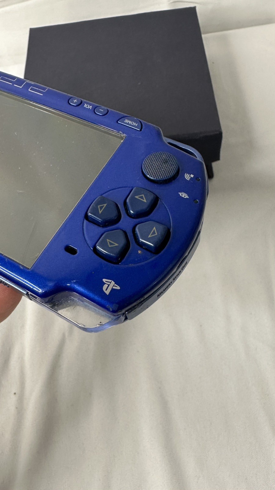 PSP-2001 Blue Playstation Portable Console FOR PARTS ‼️