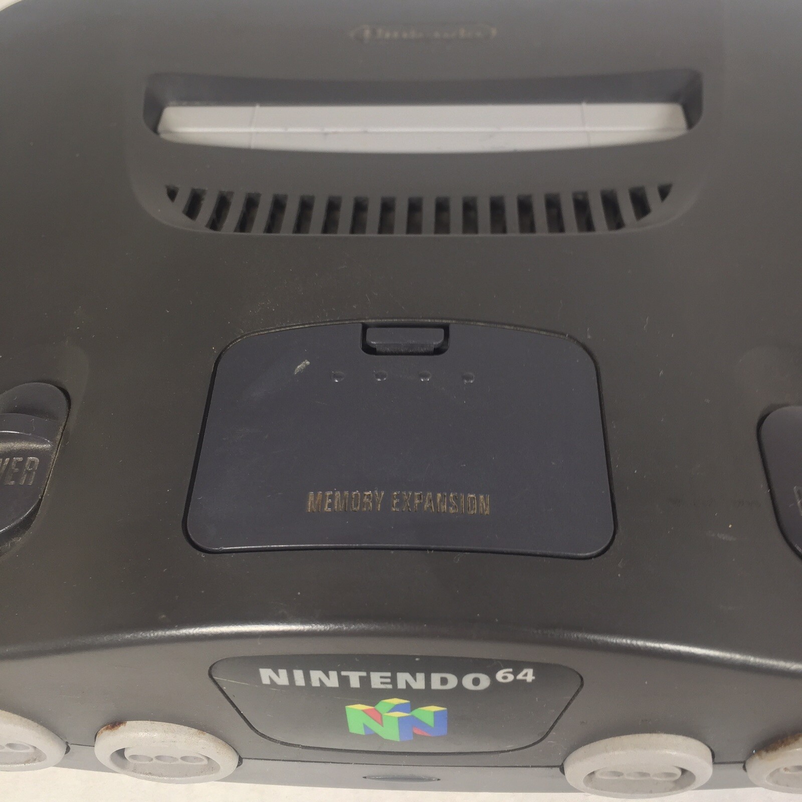 N64 Nintendo 64 Video Game System w Jumper Pack, Power Cord Console Tested B