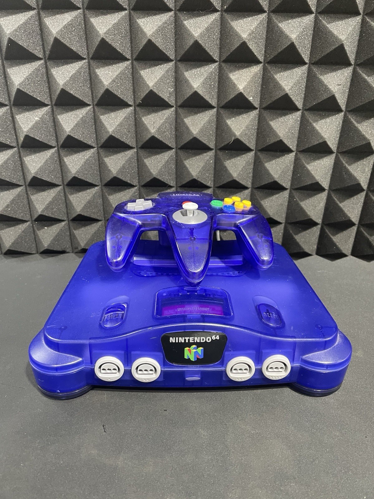Nintendo 64 Funtastic Grape Purple Console Bundle Tested Working