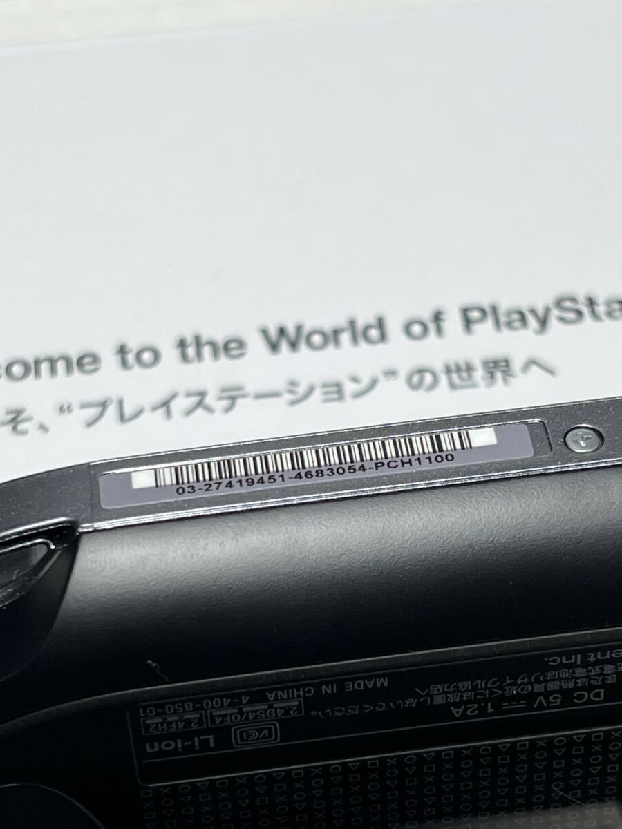 Sony PlayStation Vita PCH-1100 AB01 Crystal Black OLED 3G/Wi-Fi Japan Excellent