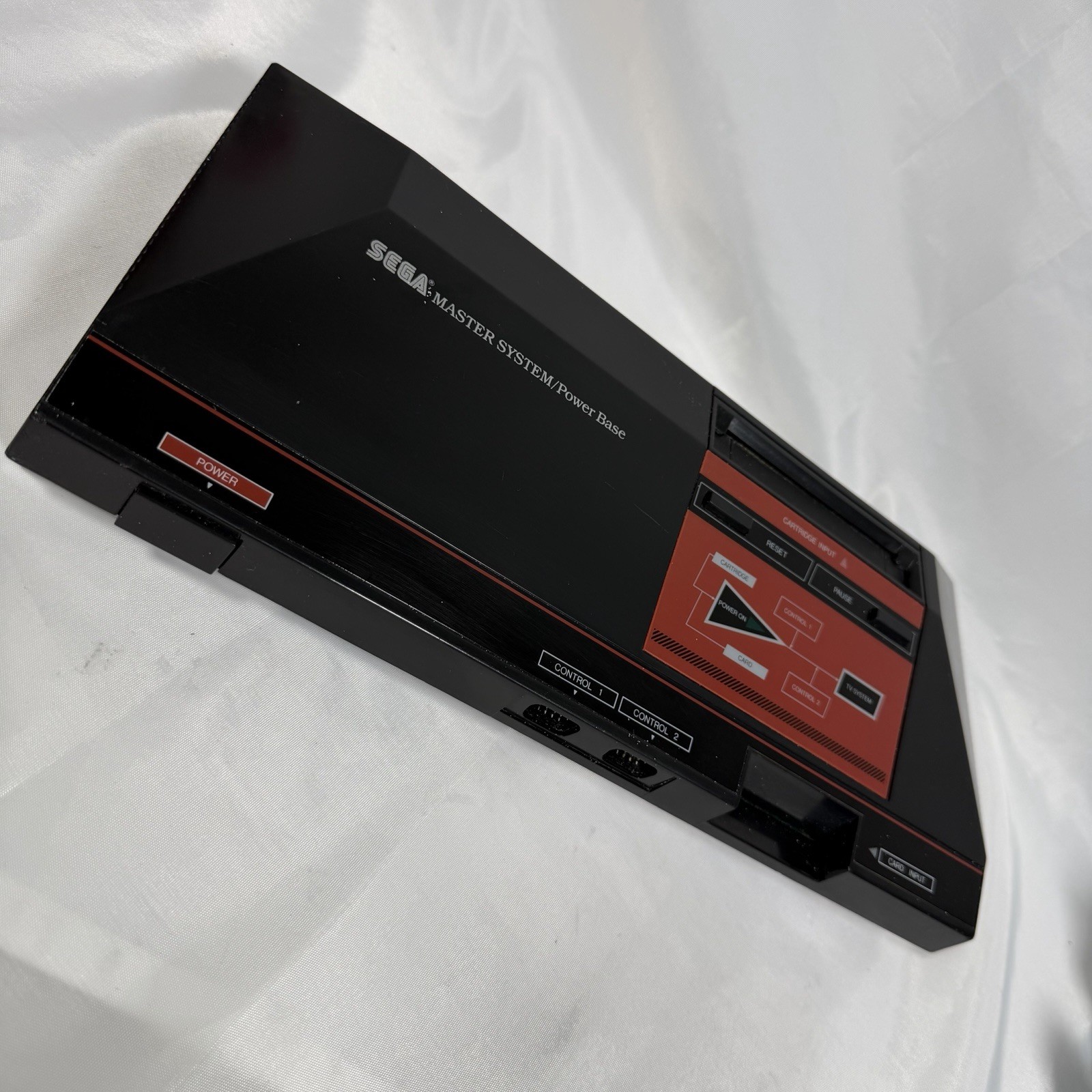 Sega Master System Power Base Console – For Parts NOT TESTED READ Attic Find!￼
