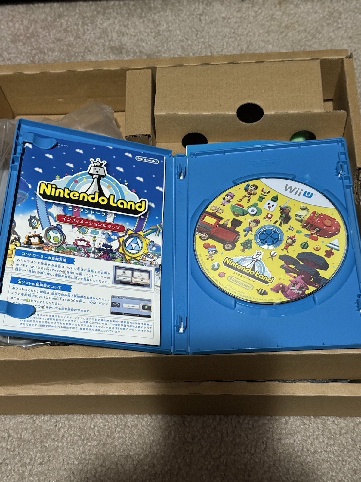 Nintendo Wii U 32GB Splatoon Set Console Boxed CIB White NTSC-J Japan Tested