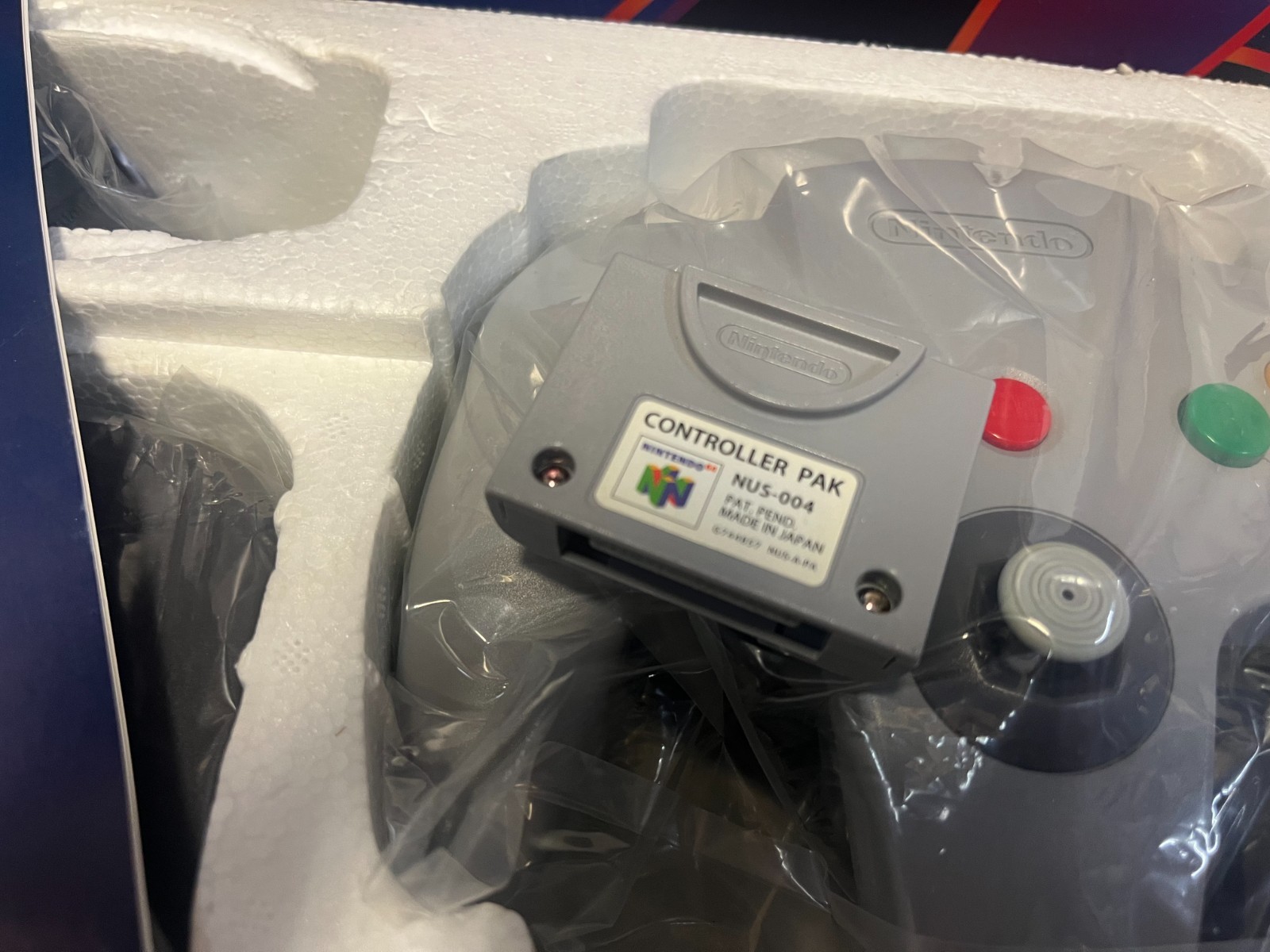 NINTENDO 64 SYSTEM CONSOLE W/ESPANSION PACK & DONKEY KONG 64 NTSC JAPAN TESTED