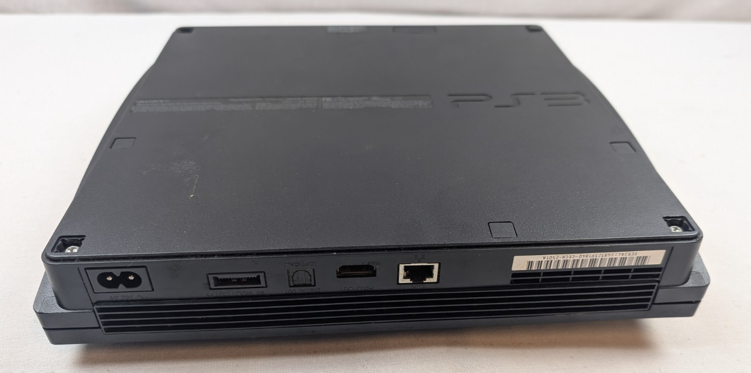 Sony PlayStation 3 PS3 Slim 160GB CECH-2501A Console Untested POWERS ON
