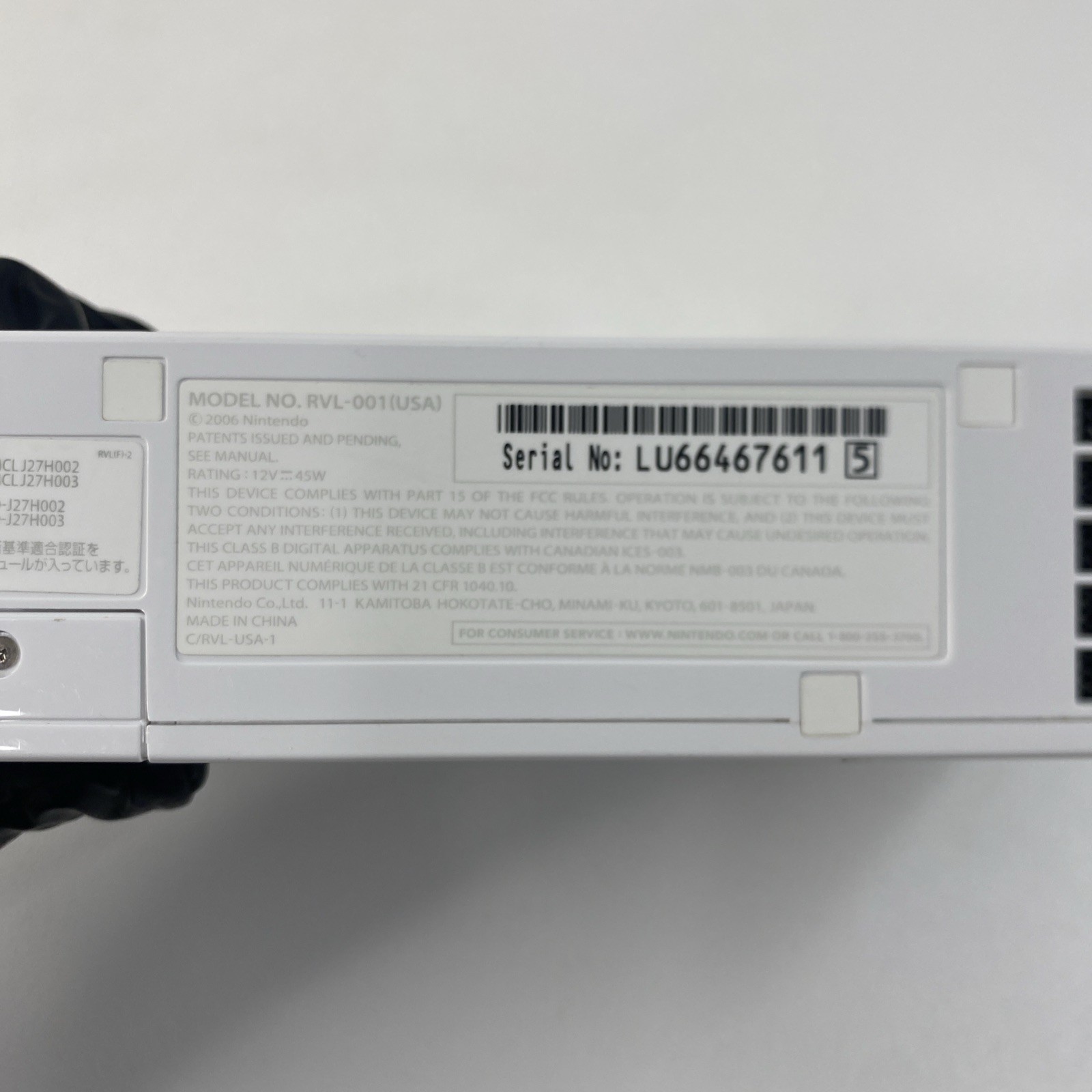 Nintendo Wii RVL-001(USA) Console Bundle Tested W/ Controllers Sensor Bar & More