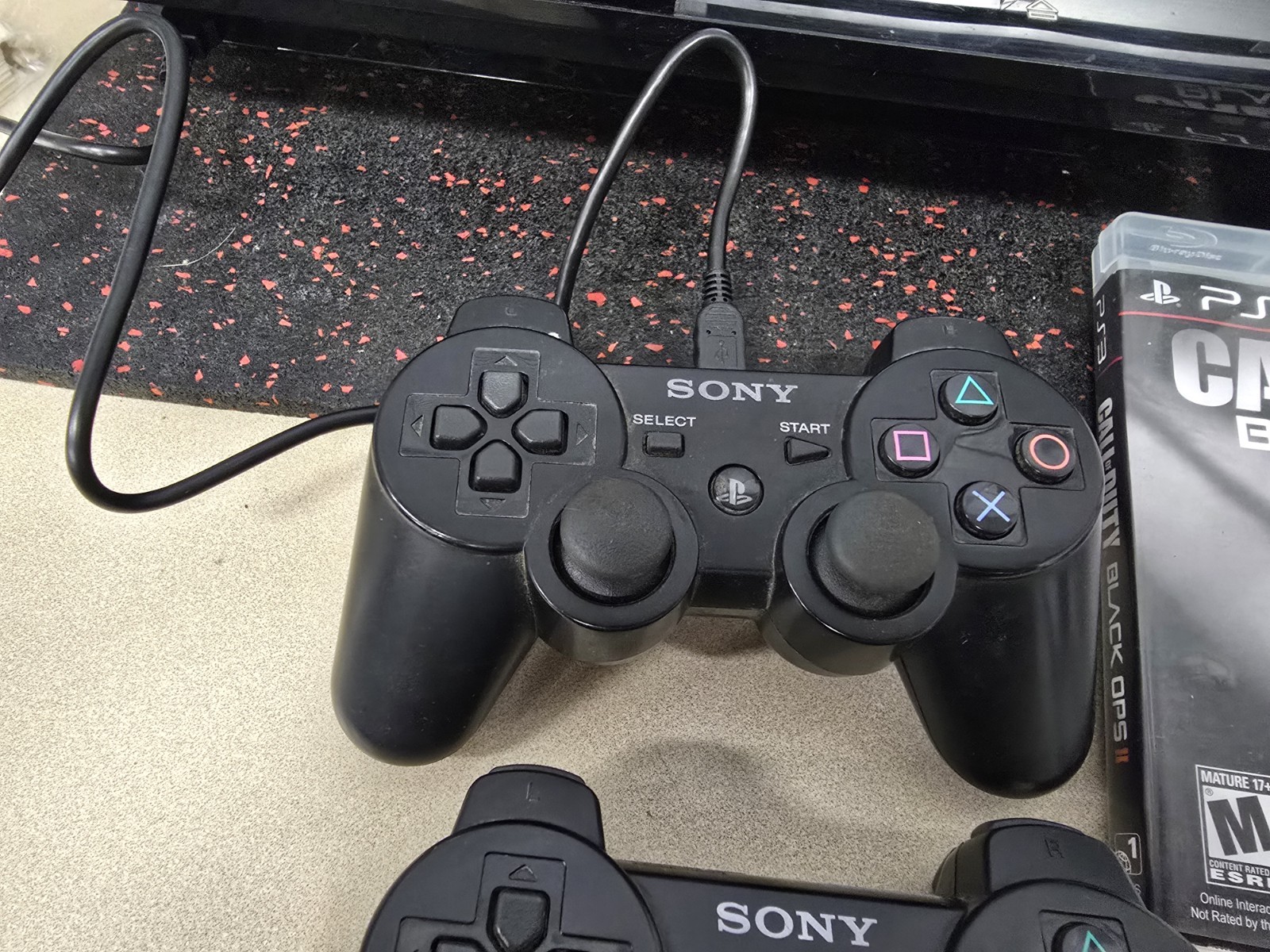 Sony PlayStation 3 PS3 CECHH01 40GB Console Bundle 2 Controllers 8 Games Tested