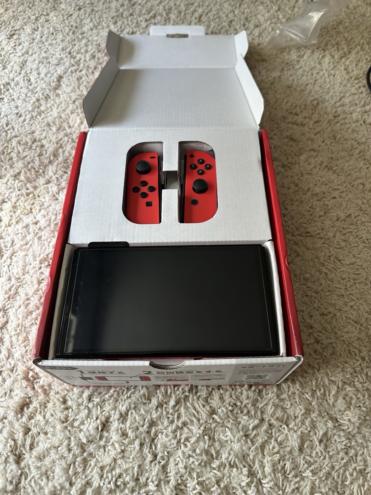 Nintendo Switch OLED Mario Red 64GB Console Bundle