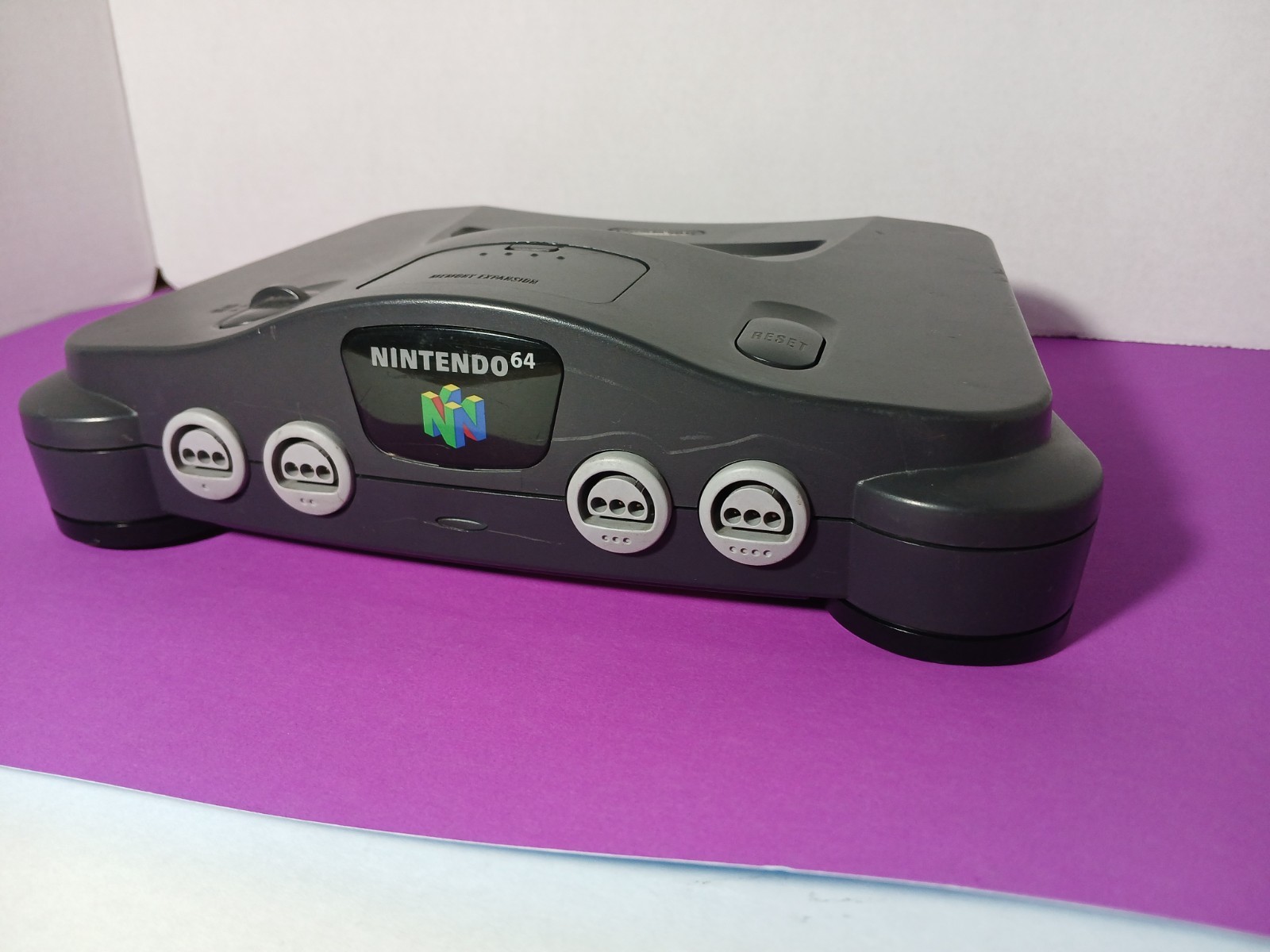 Nintendo 64 Console with Power Supply and Jumper **Good Condition!!**