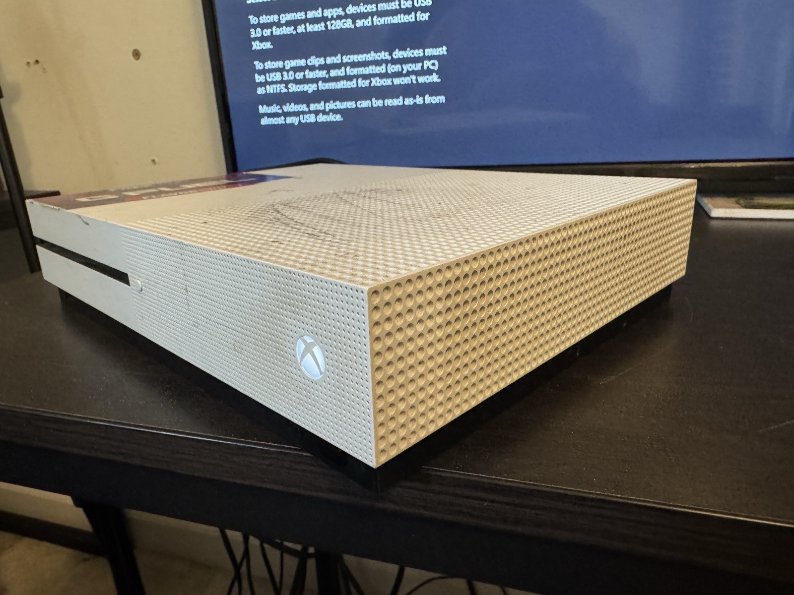 Xbox One S 1TB Console – White (XBS1TB) With Wired Controller And Power Cord