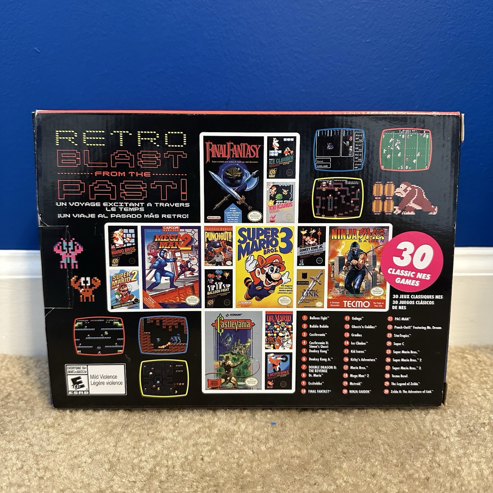 BOX ONLY Nintendo NES Classic Edition Mini Console