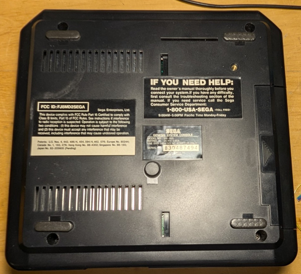 SEGA Genesis with 3BP Triple Bypass v2+ v2 plus – RGB & Composite – Console only