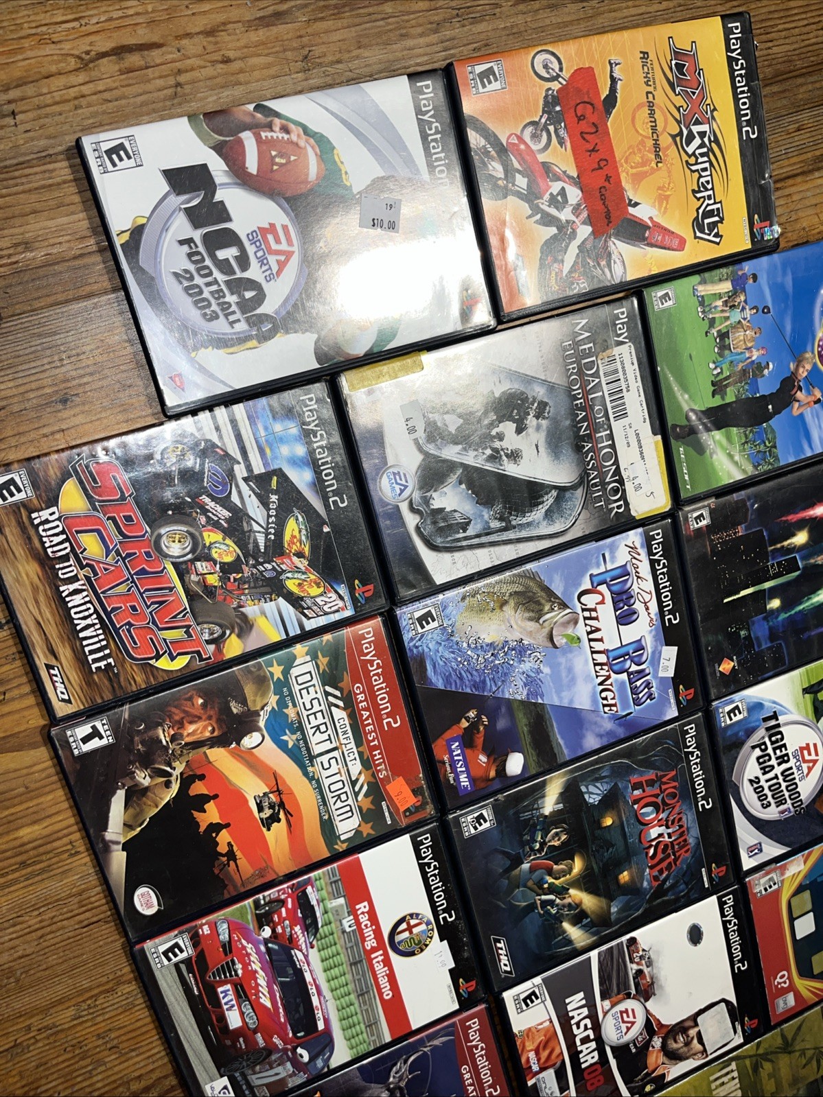 Sony PlayStation 2 PS2 Fat SCPH-35001 Console Bundle 22 Games Tested & Working