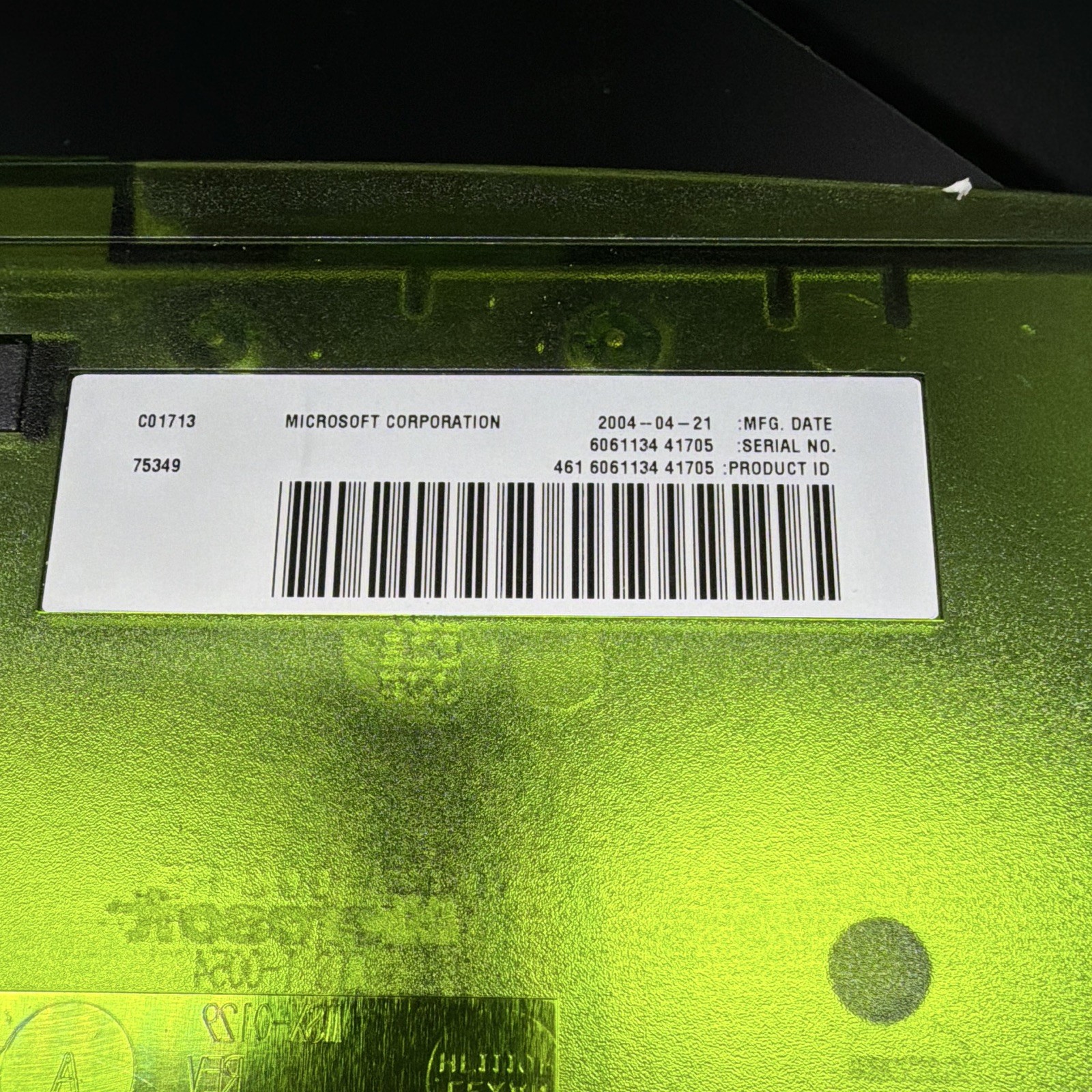 Microsoft Xbox Halo Special Edition Limited Edition Green Console w/ Controller