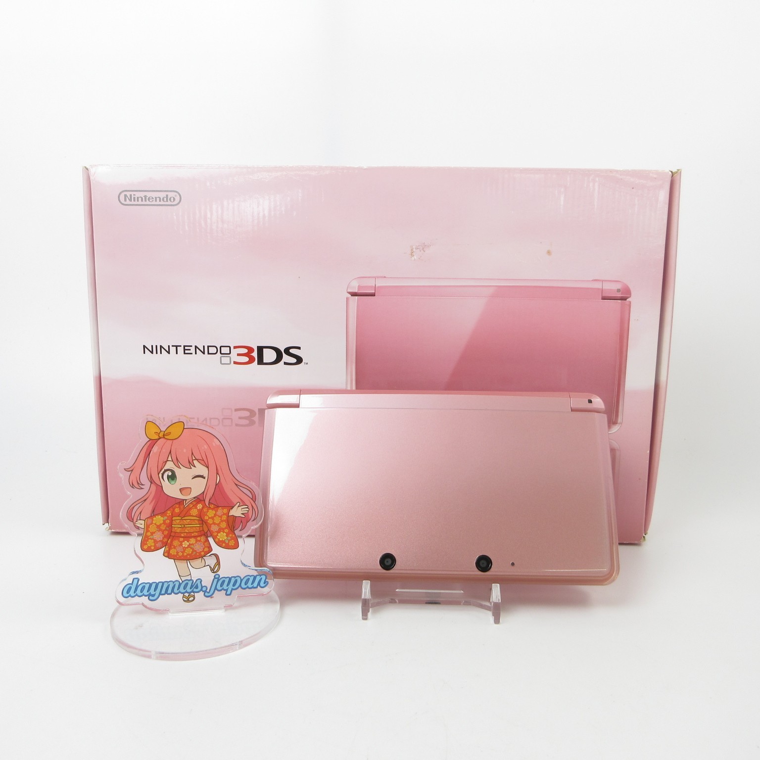 【Near Mint】Nintendo 3DS Misty Pink Console Japanese Edition #NET0519/01