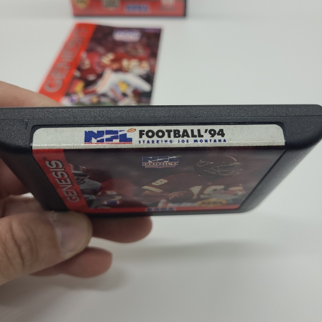 Sega Genesis Sega Sports System NFL Football 94 Console Complete Missing Cushion