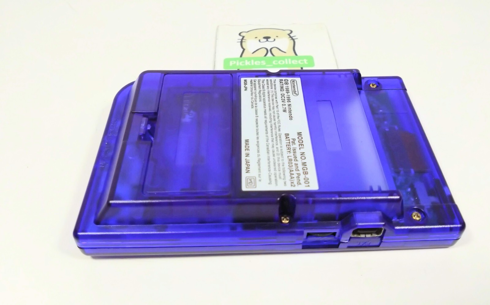 Shell Refurbished Game Boy Pocket Midnight Blue Console only MGB-001 Nintendo