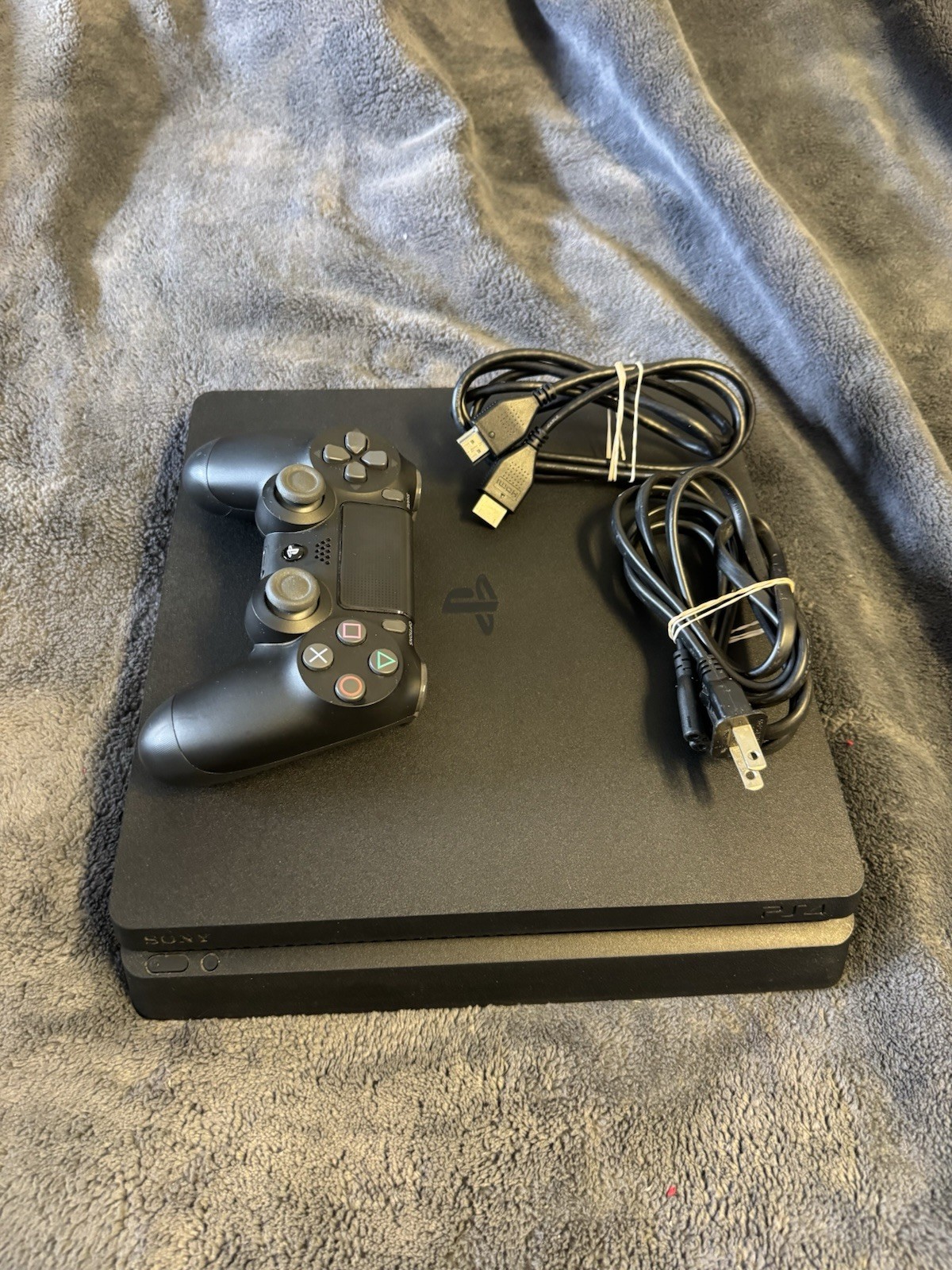 PlayStation 4 Slim 1TB PS4 With Wireless Controller, HDMI Cable And Power Cord