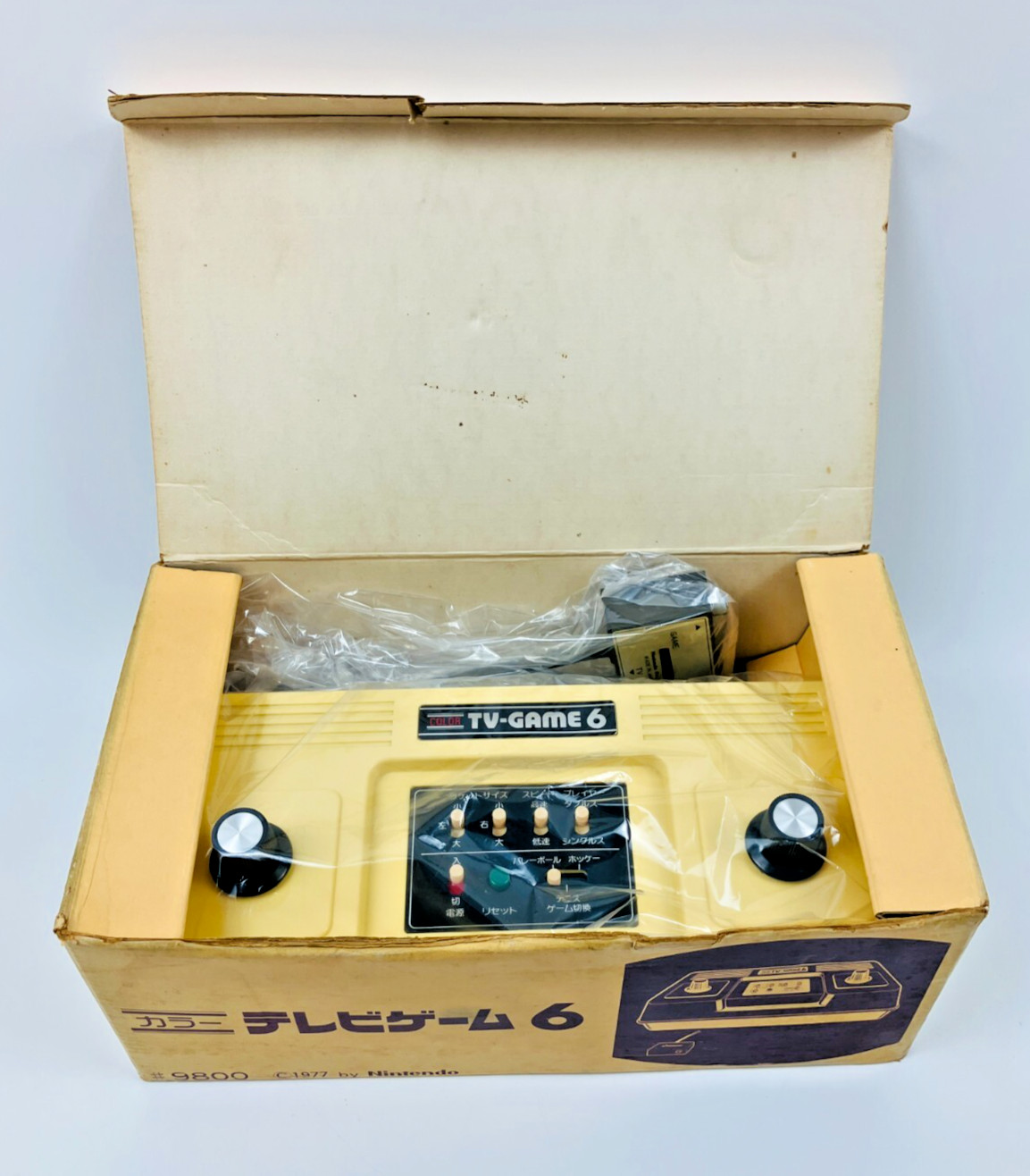 COLOR TV GAME 6 Console Boxed CTG-6S Nintendo Tested System No Manual