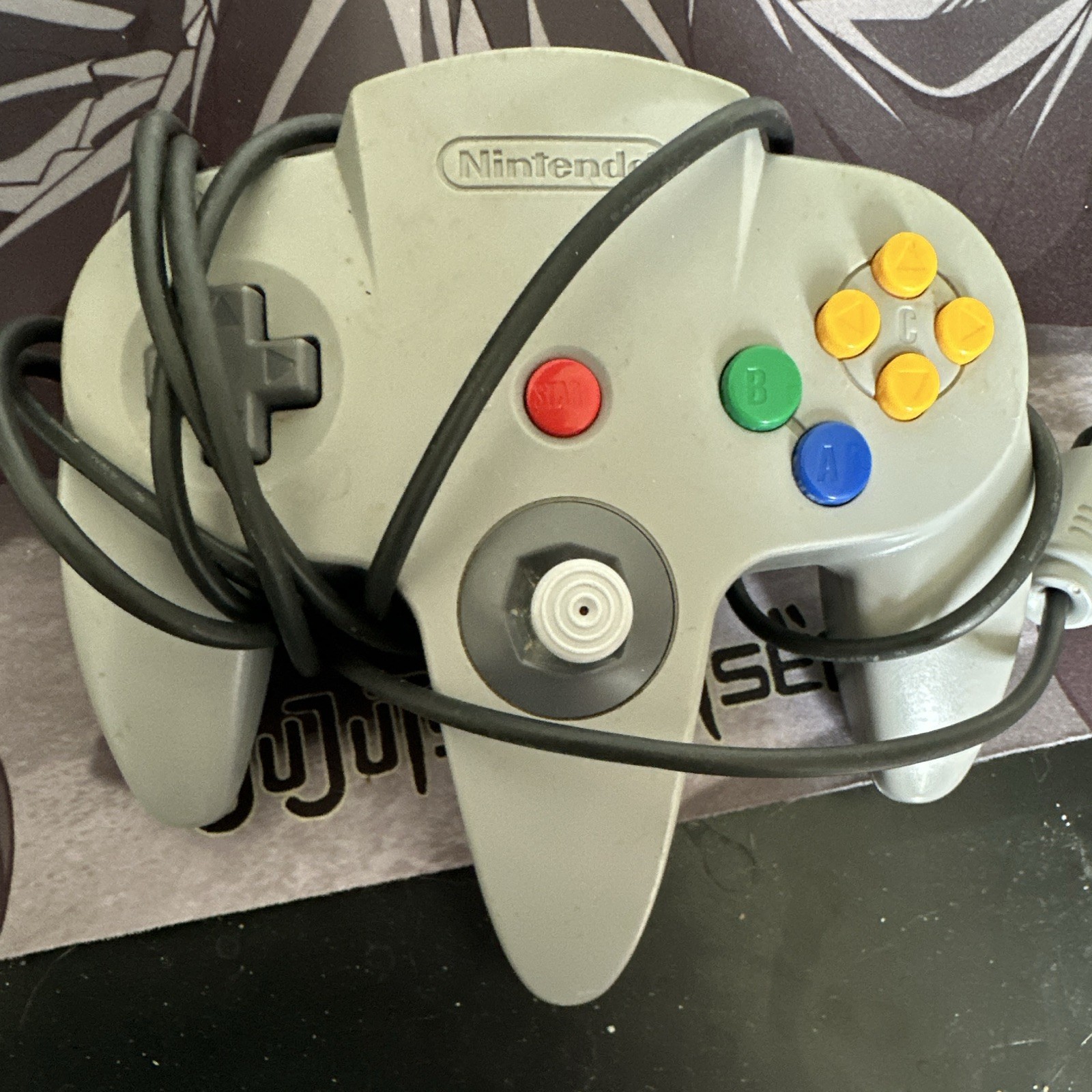 Nintendo 64 N64 Gray Console w/ Controller, AV/Power Cables, Expansion Pak