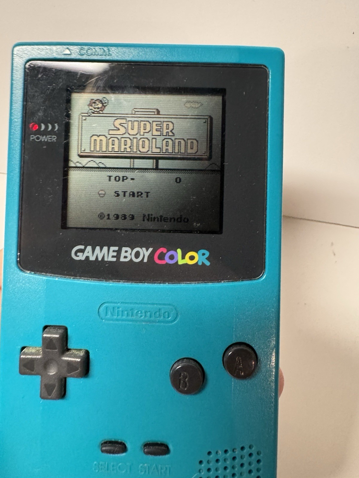 Nintendo Game Boy Color CGB-001 – Teal Blue – 100% OEM – Tested And Working!