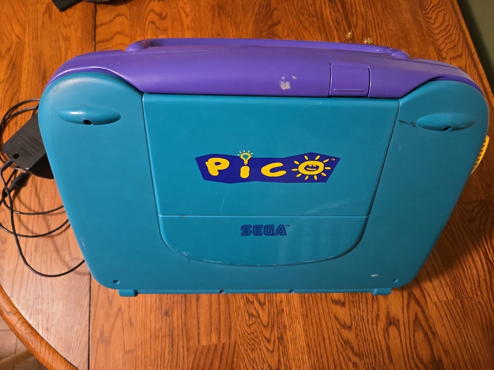 VINTAGE SEGA PICO LEARNING SYSTEM CONSOLE W/ 6 GAMES Lion King, Mickey And More