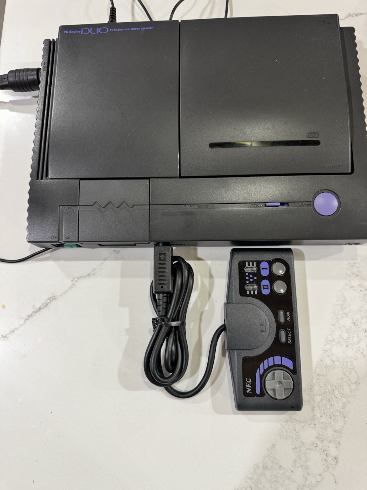PC Engine Duo Open Box CIB NEC PI-TG8 Amazing Cond. Tested Japan