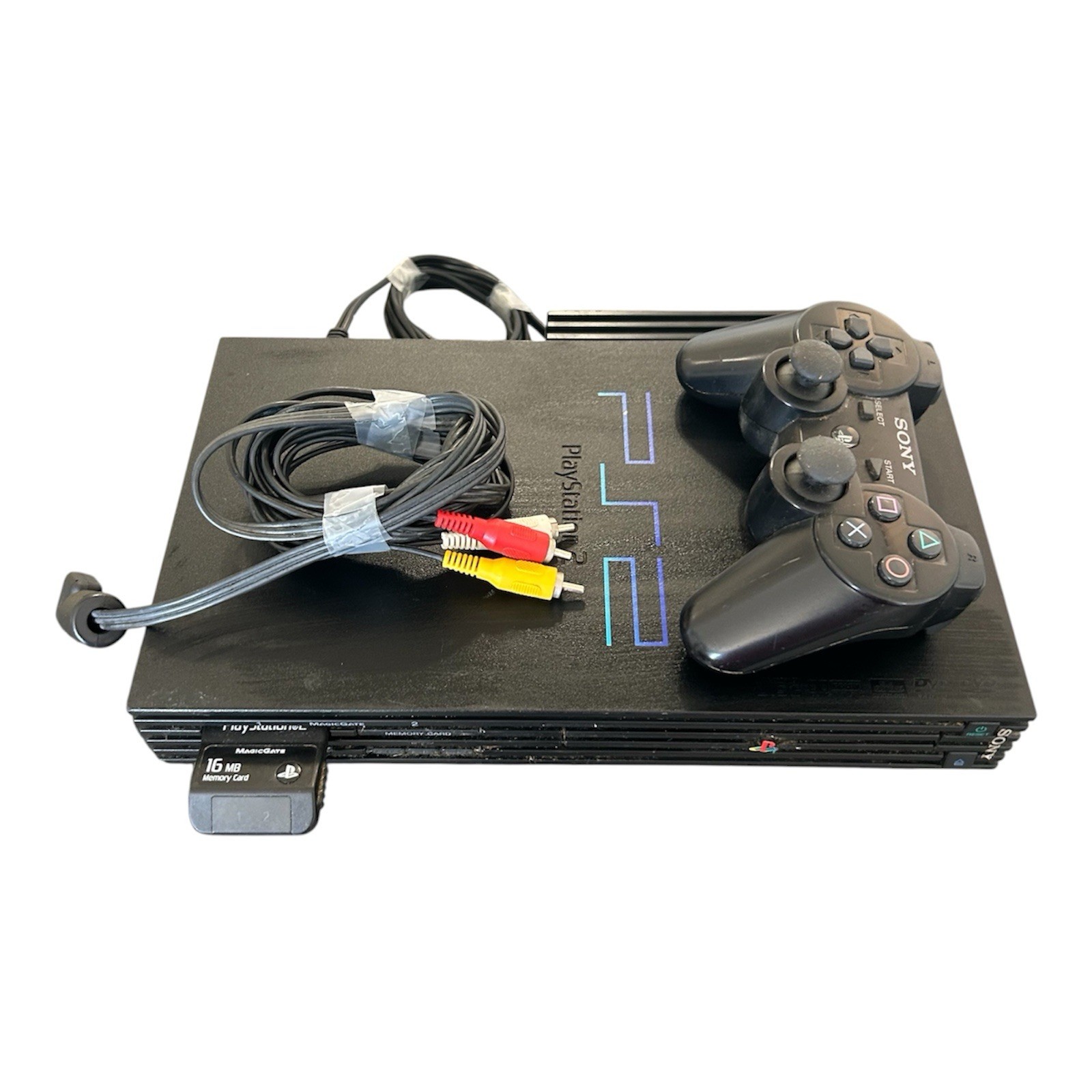 Tested Sony PS2 Playstation 2 Fat Console w/ Cords SCPH-39001